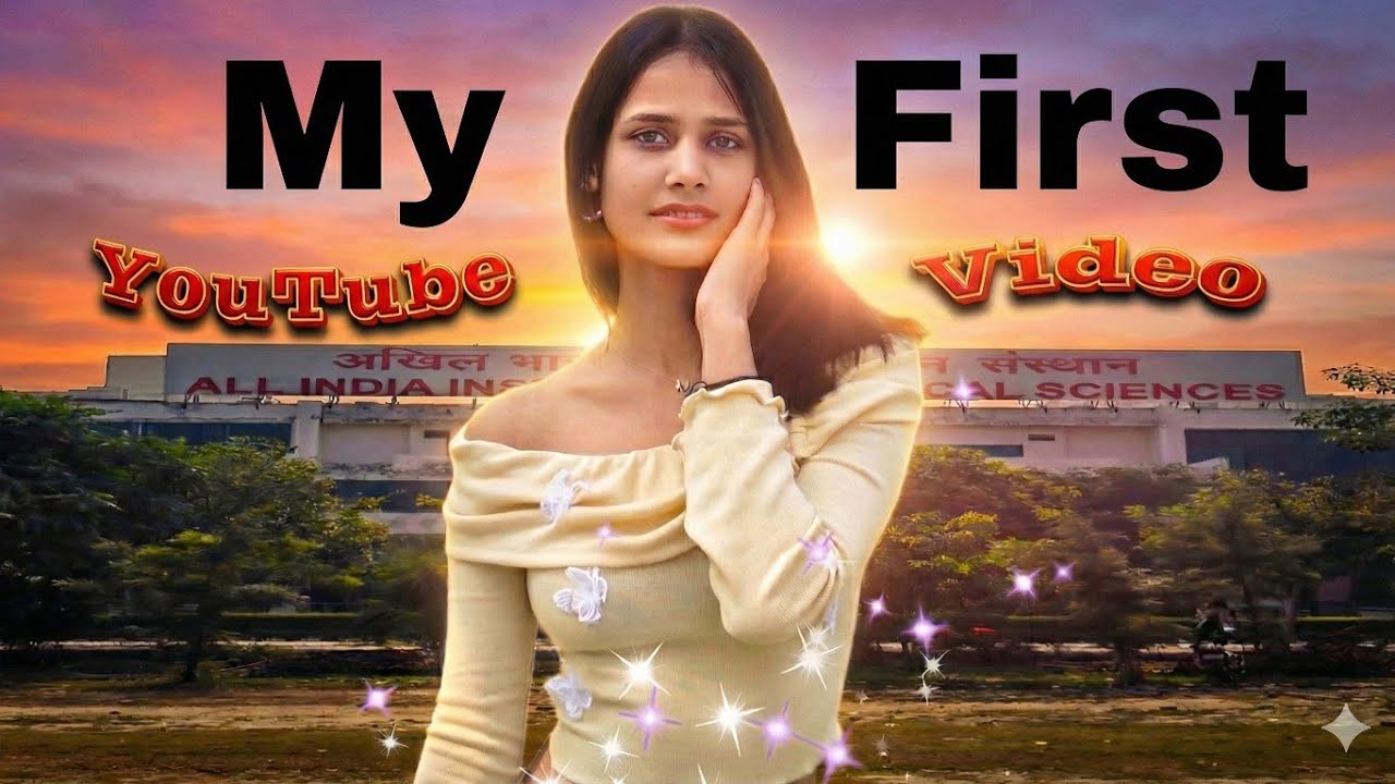 My First YouTube video 📷 | Introducing my YouTube channel ▶️ #viral #intro #introduction 
