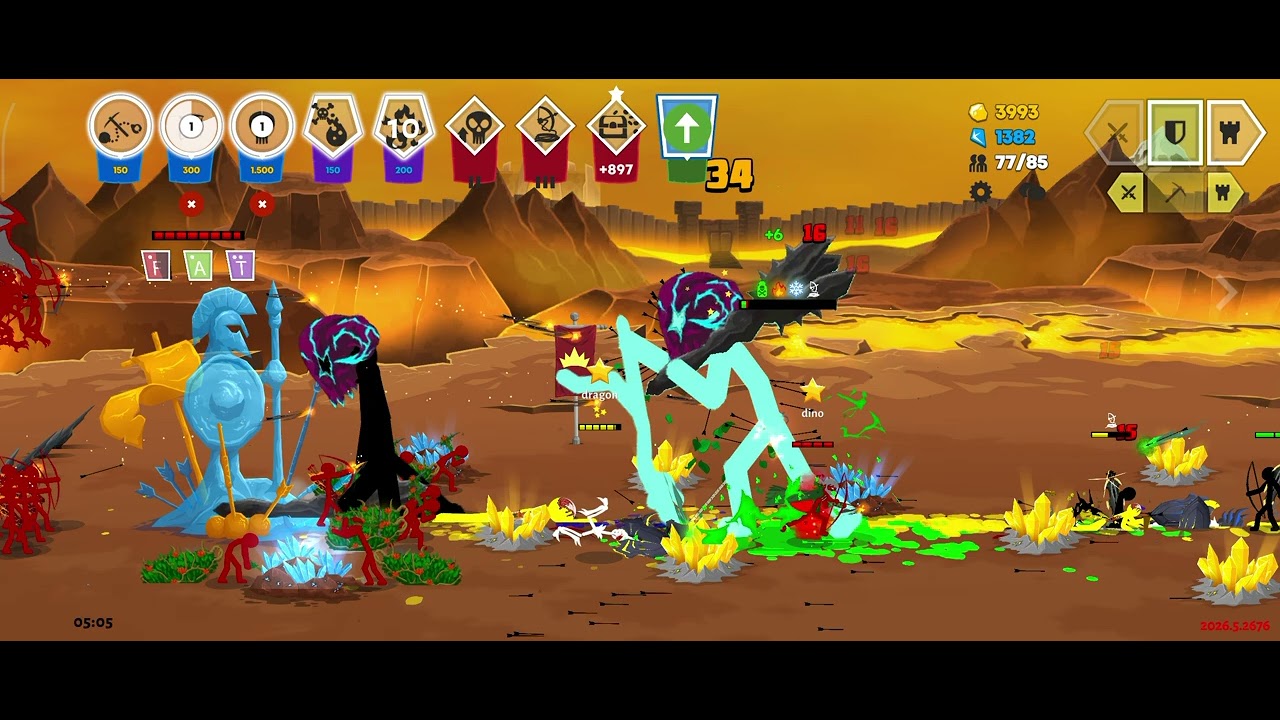 Stickwar stickman saga online War Game 09 03 2026