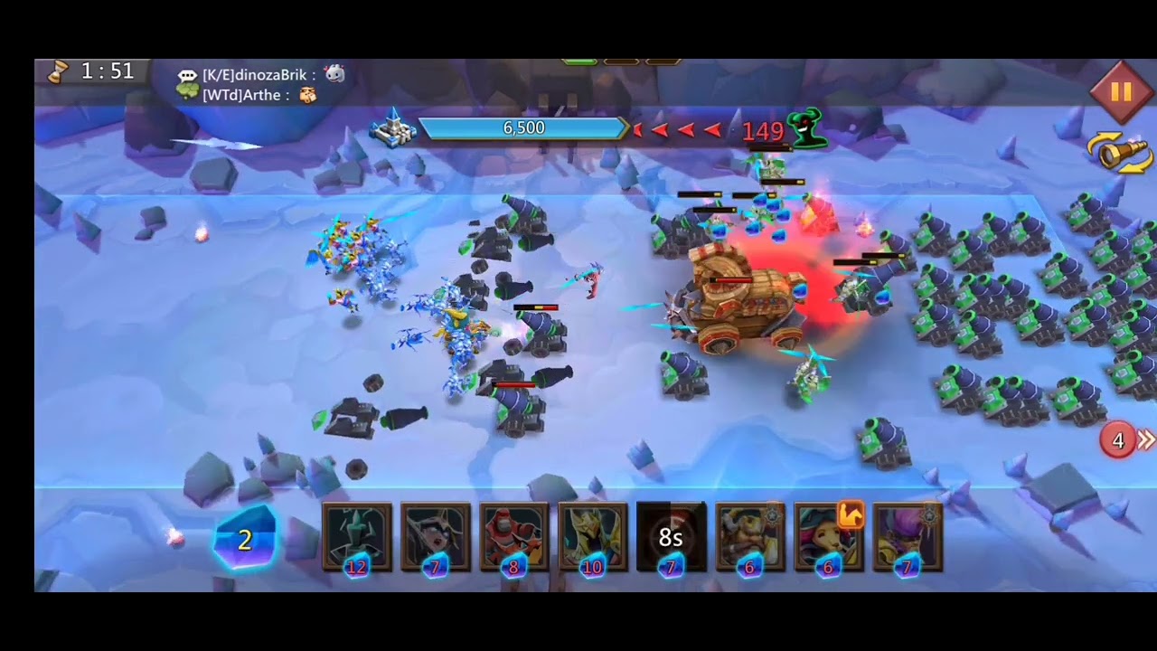 Lords Mobile 10 Bölüm 12 aşama