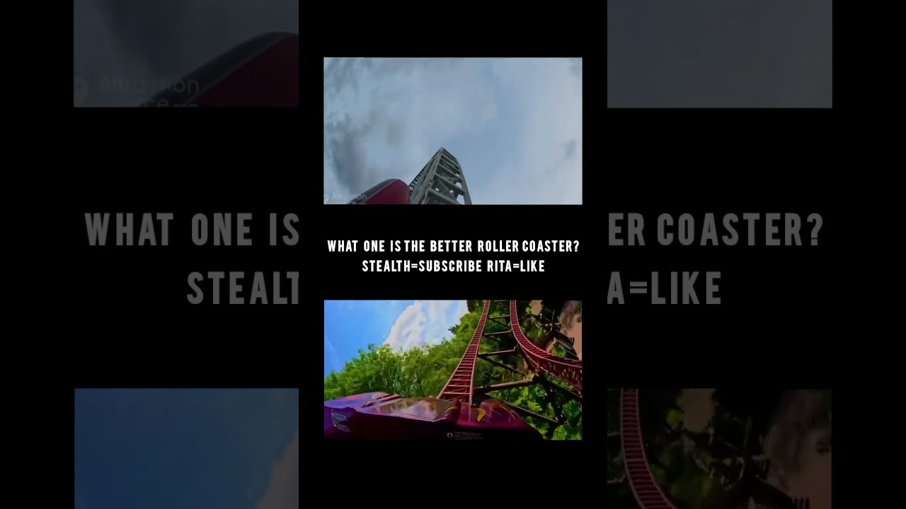 #rollercoaster  #thorpeparkresort  #altontowersresort Stealth or Rita?