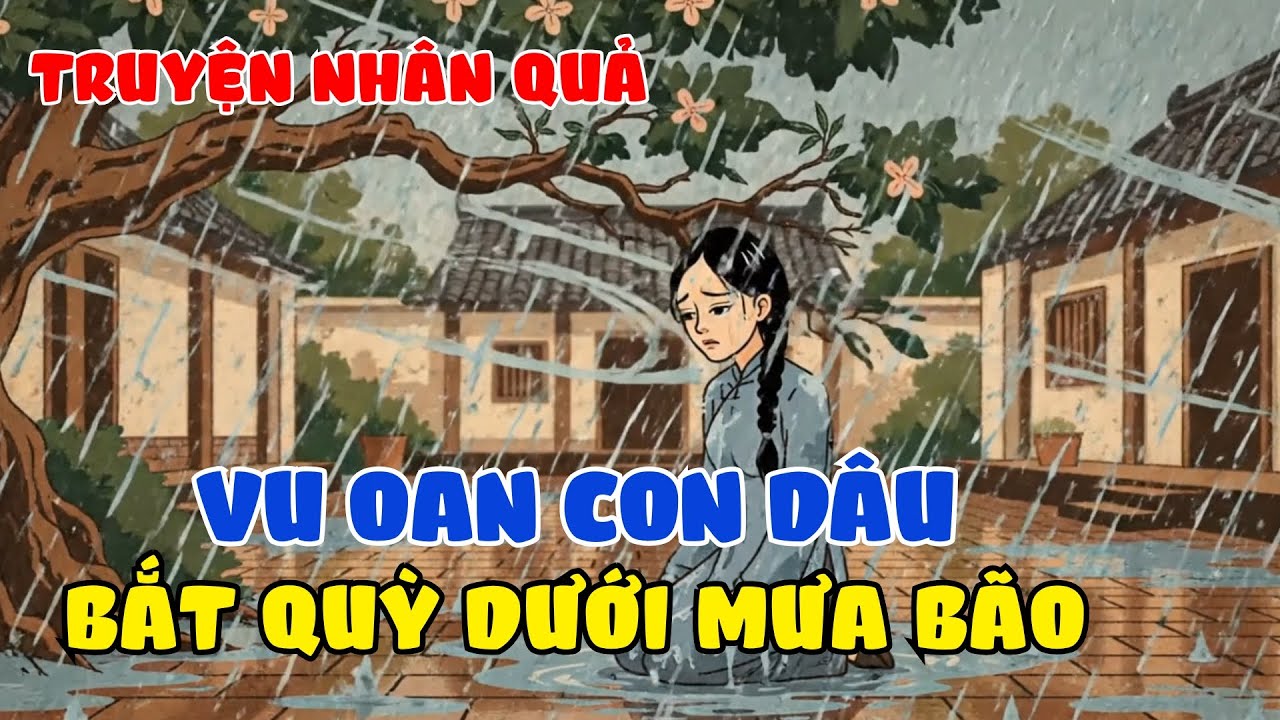 TRUYỆN NHÂN QUẢ: Quỳ Giữa Trời Mưa Bão Vì Cha Chồng Hung Ác – Nhân Quả Báo Ứng Không Tha