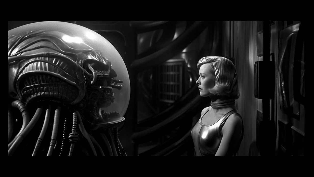An Alien film directed by Fritz Lang via Midjourney