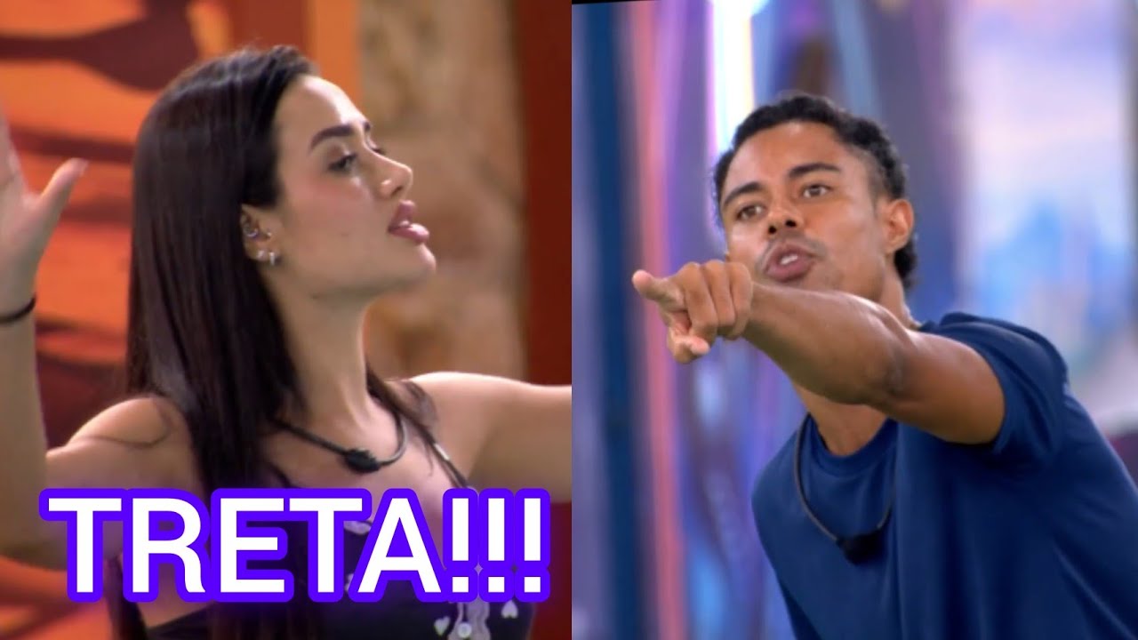 TRETA 'BRENO DIZ NA CARA DE JORDANA QUE ELA NÃO PRIORIZOU A GABRIELA NA PROVA 'PASSOU POR CIMA DELA