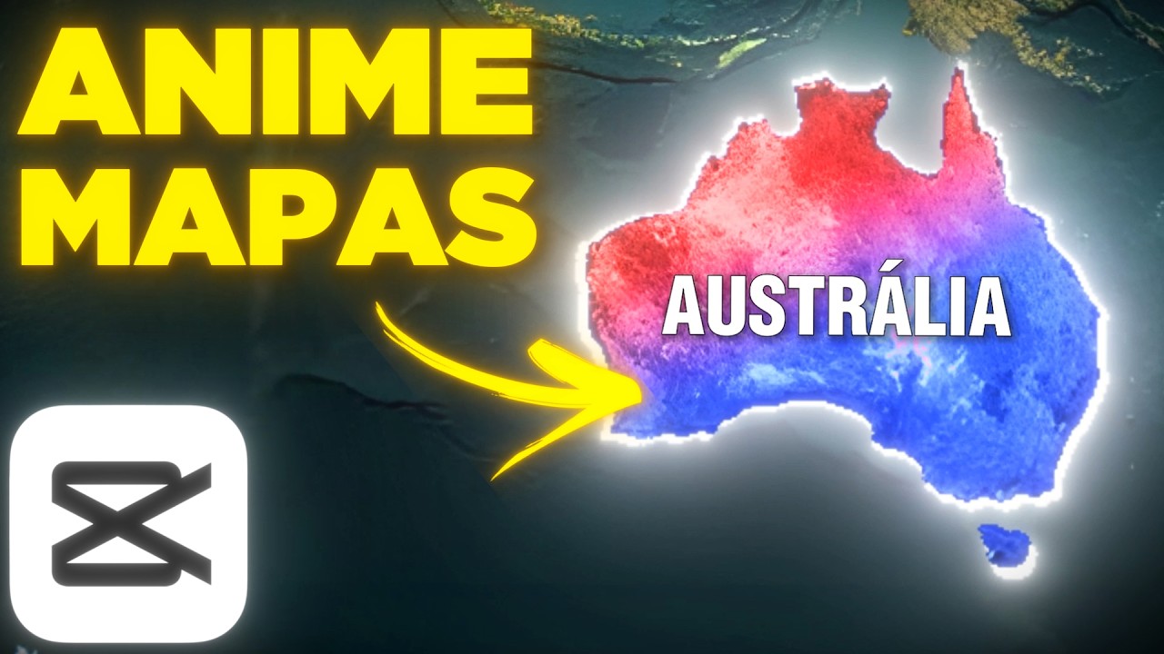 Crie MAPAS Animados USANDO o CapCut 🌏 (Sem After Effects)