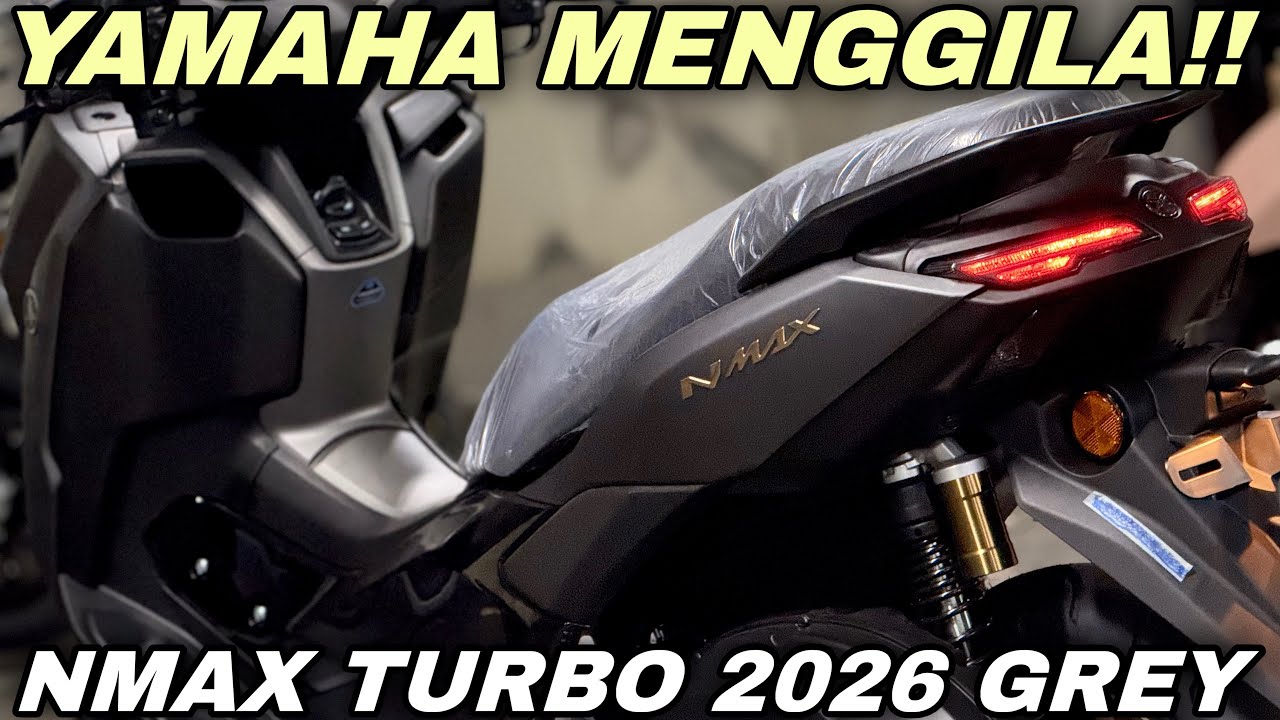 NMAX TURBO 2026‼️WARNA MATTE GREY GARANG PARAH