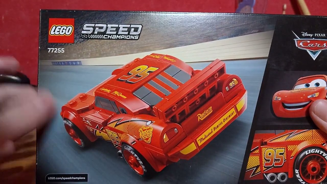 Unboxing del set lego speed champions del rayo McQueen de Cars. Parte 1