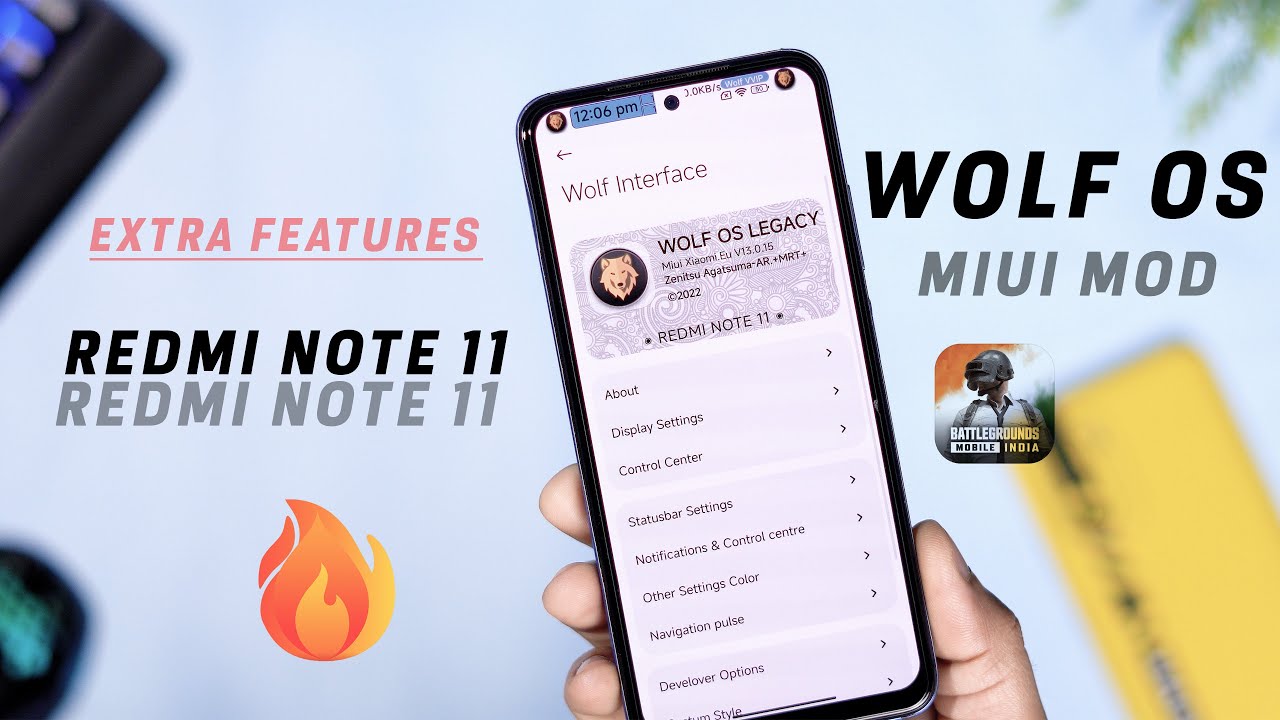 New Wolf OS MIUI Mod for Redmi Note 11, New Features and Extra Mod for You
