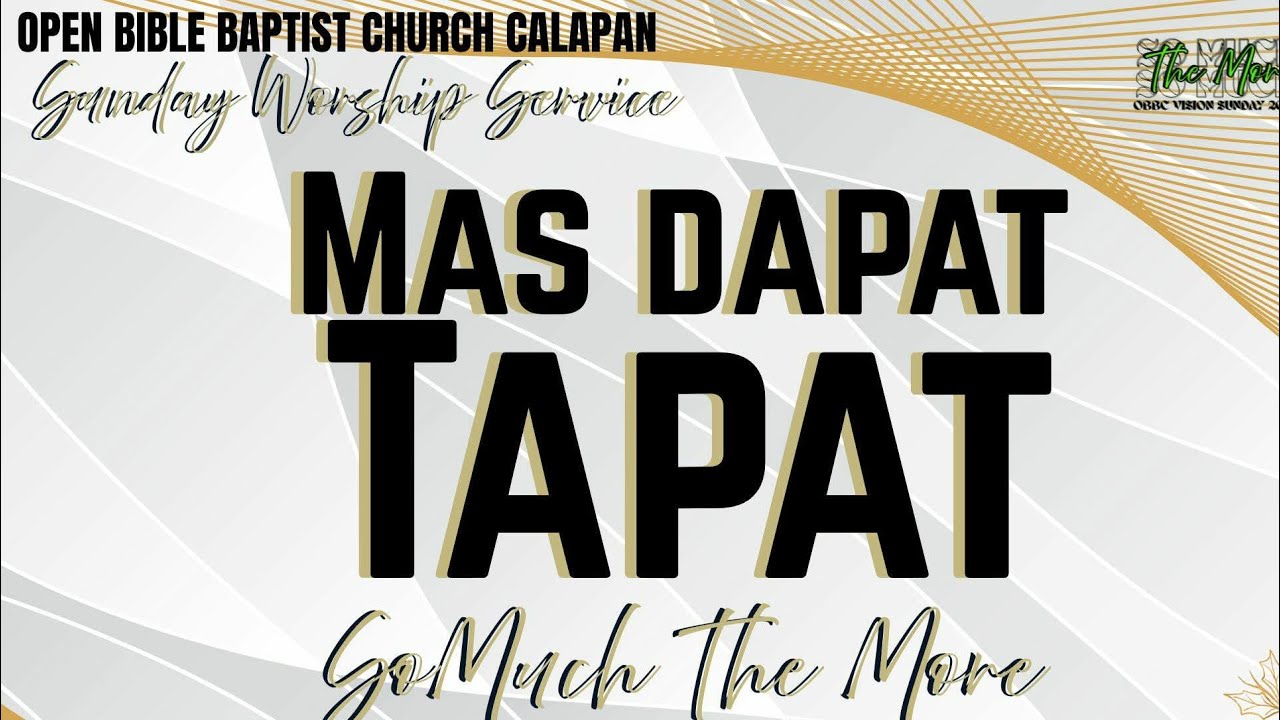 MAS DAPAT TAPAT l January 11, 2026
