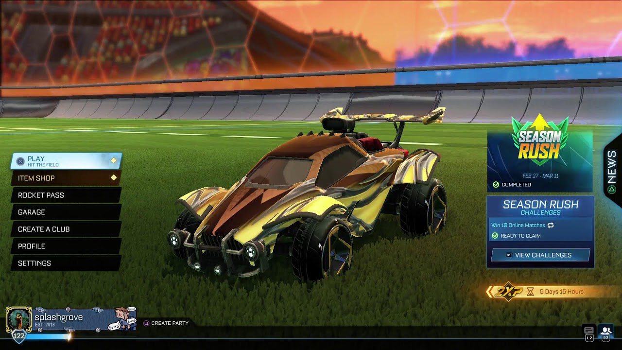 Rocket League PLAT GRIND