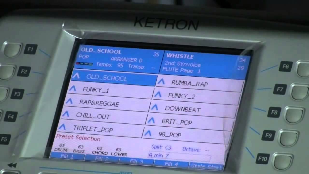Ketron Audya Pop styles