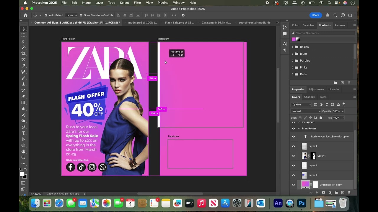 Creating Multiple Artboards in Photoshop