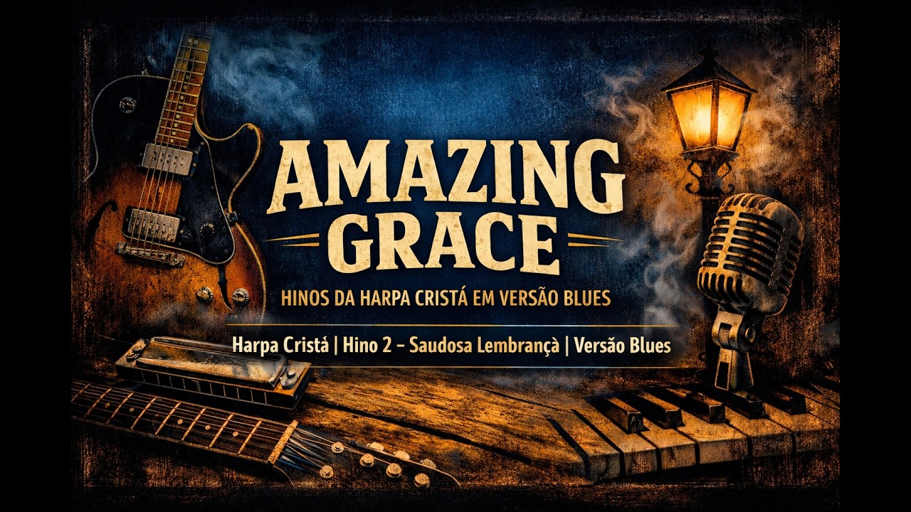 Harpa Cristã | Hino 2 – Saudosa Lembrança | Versão Blues (Amazing Grace) 🎸🙏