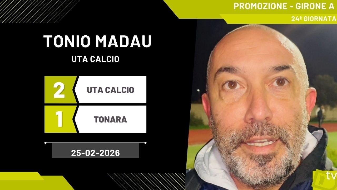 Tonio Madau allenatore Uta Calcio 25 02 2026   Diario Sportivo