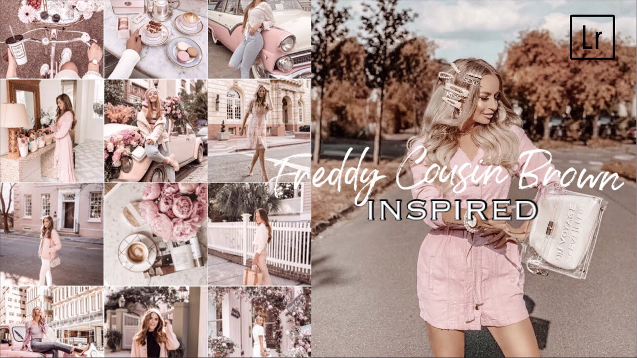 Freddy Cousin Brown Inspired Preset – Soft Rose Gold Glow for Your Photos!