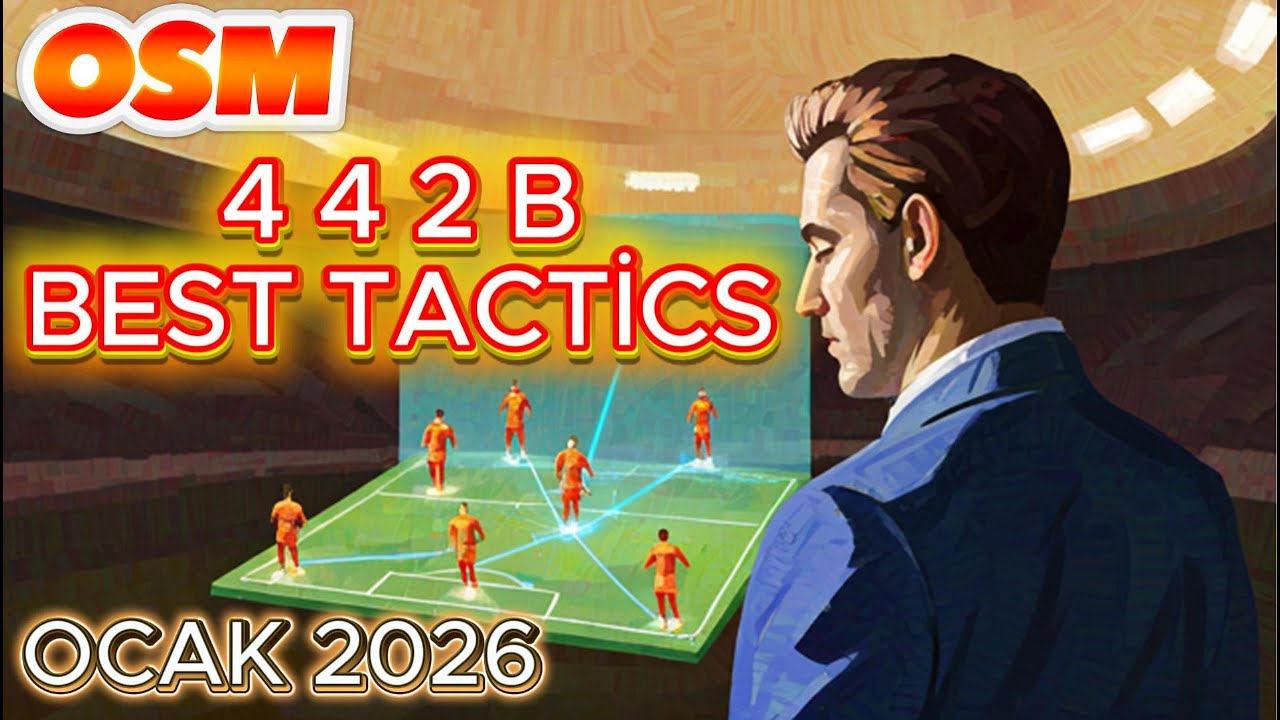 OSM 2026 BEST TACTIC 442 B  THE NEW BEST TACTIC  Online Soccer Manager 2026 #osm2026 #osmbesttactics