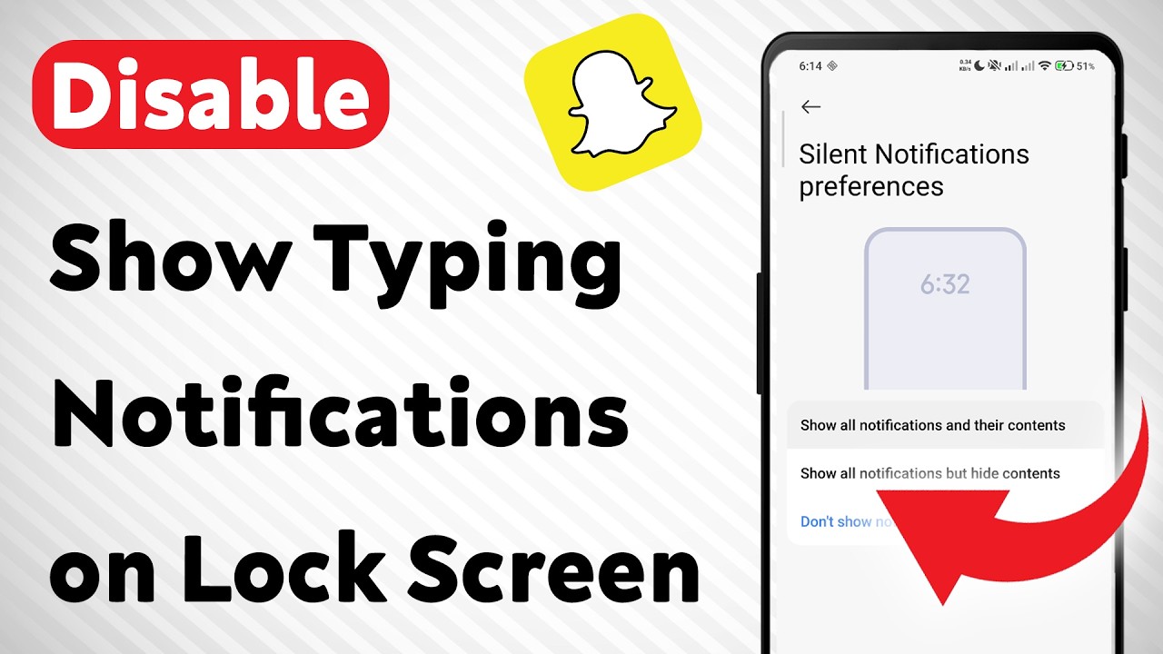 How To Disable Show Snapchat Typing Notifications on Lock Screen (Updated)