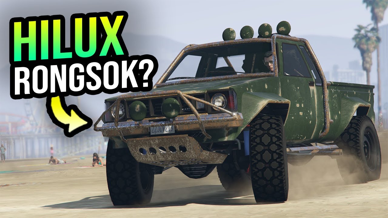 MODIF HILUX RONGSOK BUAT OFFROAD!! - GTA 5 Indonesia (Karin Rebel)