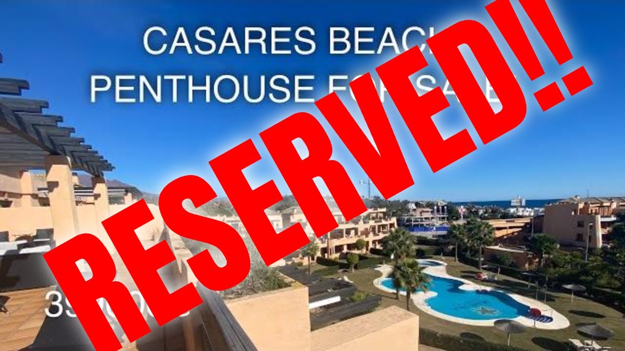 CASARES BEACH PENTHOUSE WITH LARGE TERRACE 399.000€ WALKING DISTANCE TO BEACH. HAS TO BE SEEN! ⭐⭐⭐⭐⭐