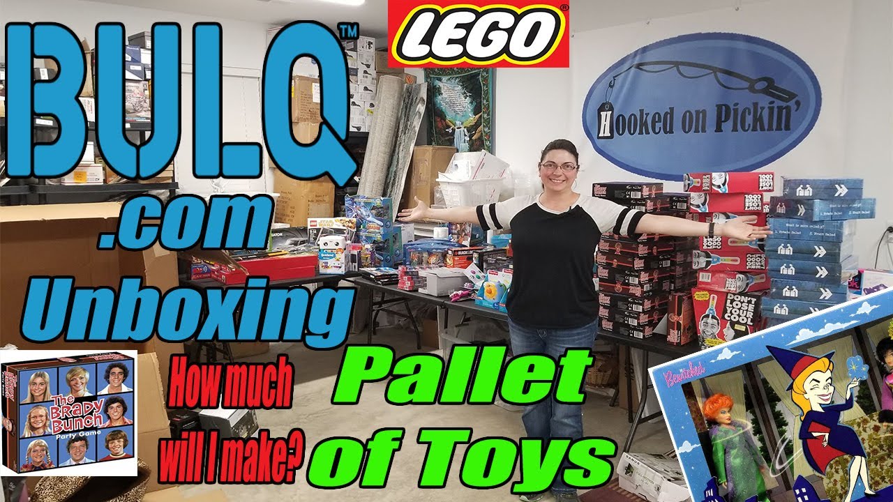 Bulq.com Pallet Unboxing - Toys Toys Toys - Will I make Money? - Online Reselling - I list it all!