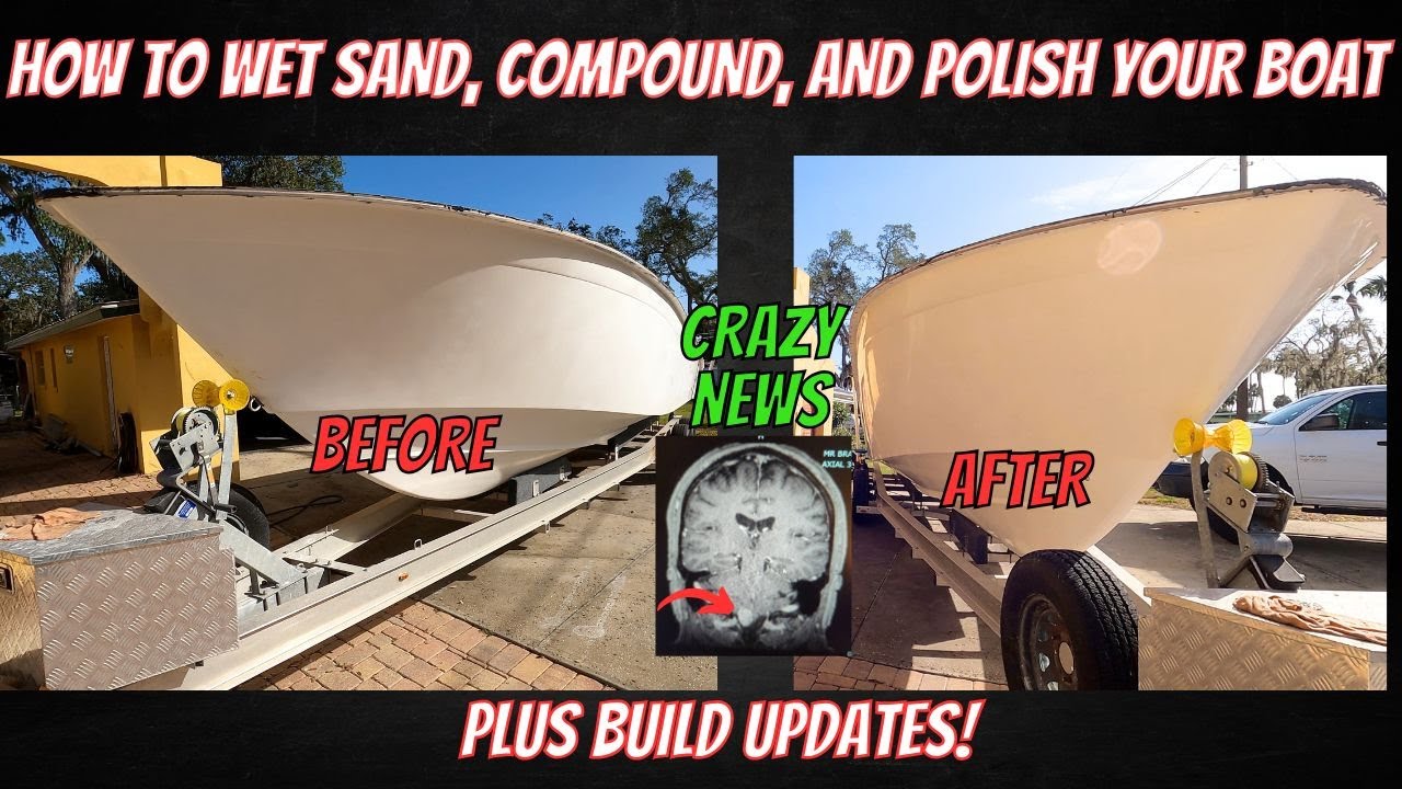 HOW TO DO FULL COMPOUND, BUFF, POLISH Your Boat from Start To Finish- Using Stark Products