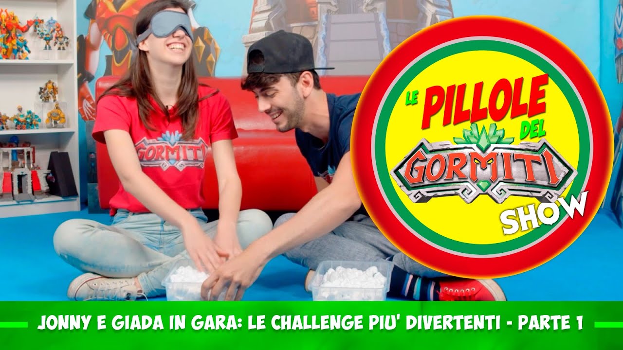 Gormiti Show | Jonny e Giada in gara: le CHALLENGE più divertenti - Parte 1