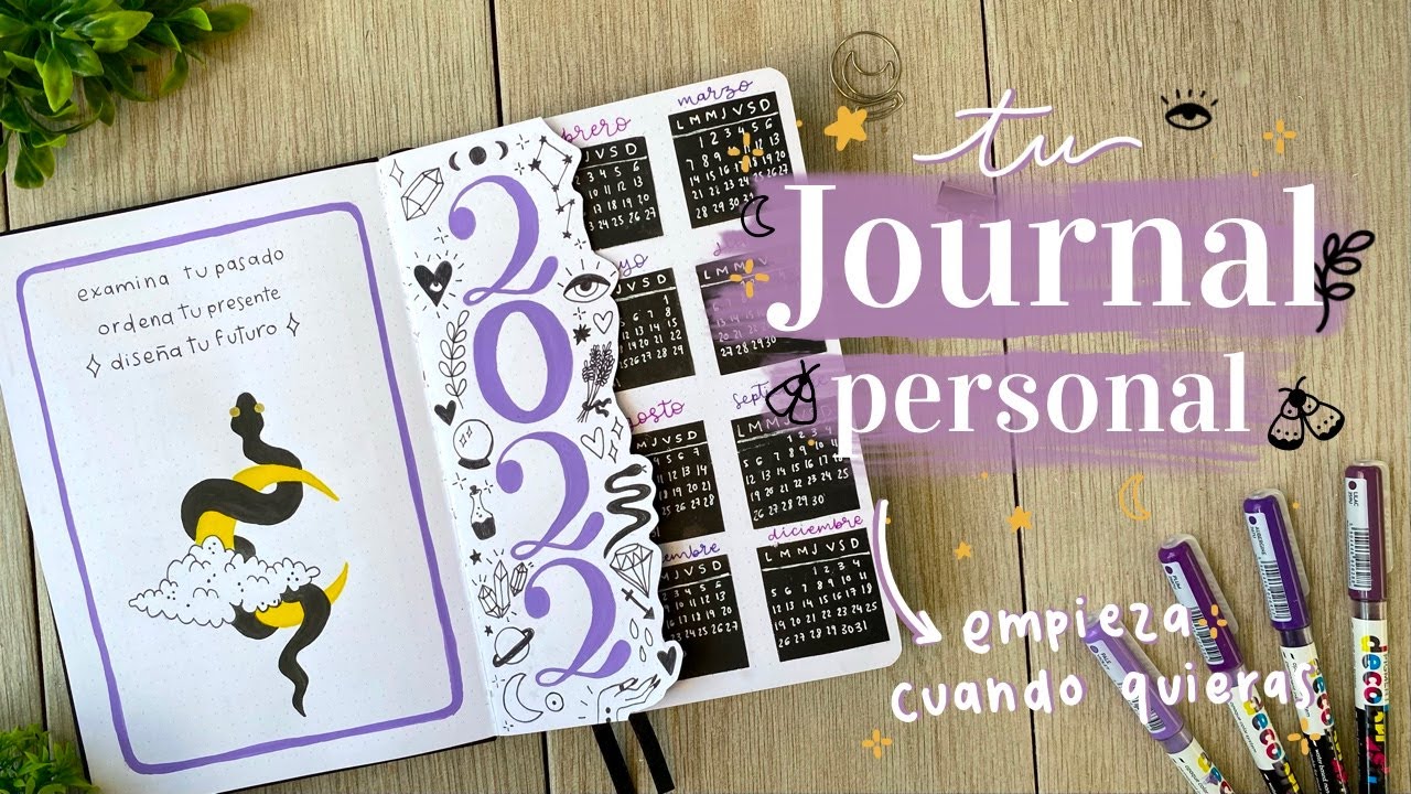 Tu propio Bullet Journal personal ✨ Ideas de páginas para comenzar 🔮