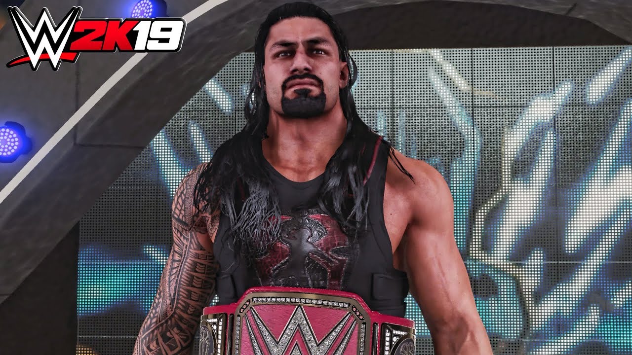 WWE 2K19 - Roman Reigns Official Entrance & Braun Strowman MITB Briefcase Entrance!