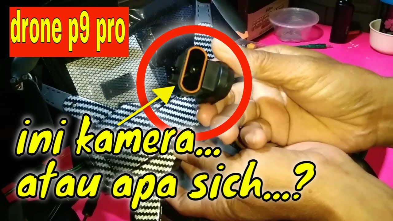 DRONE P9 PRO | memang ada kamera atasnya ?