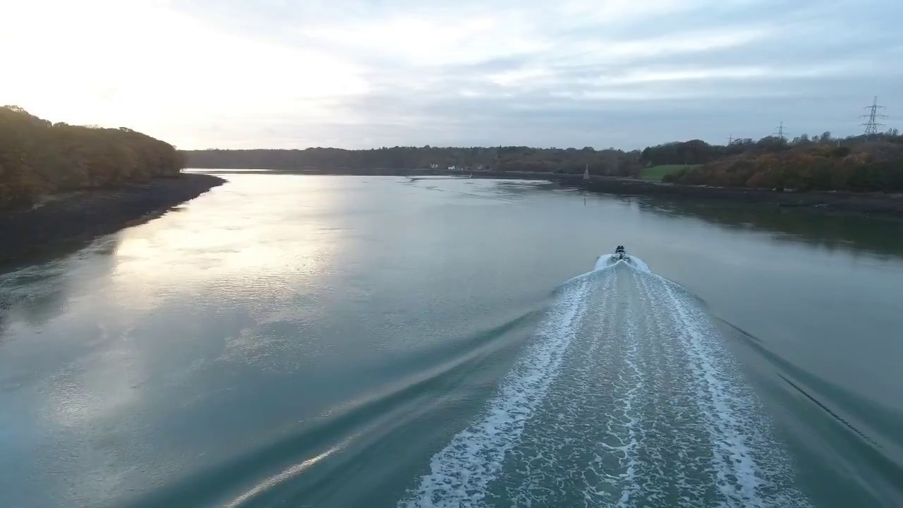 Menai Straits , Bangor Pier fly around