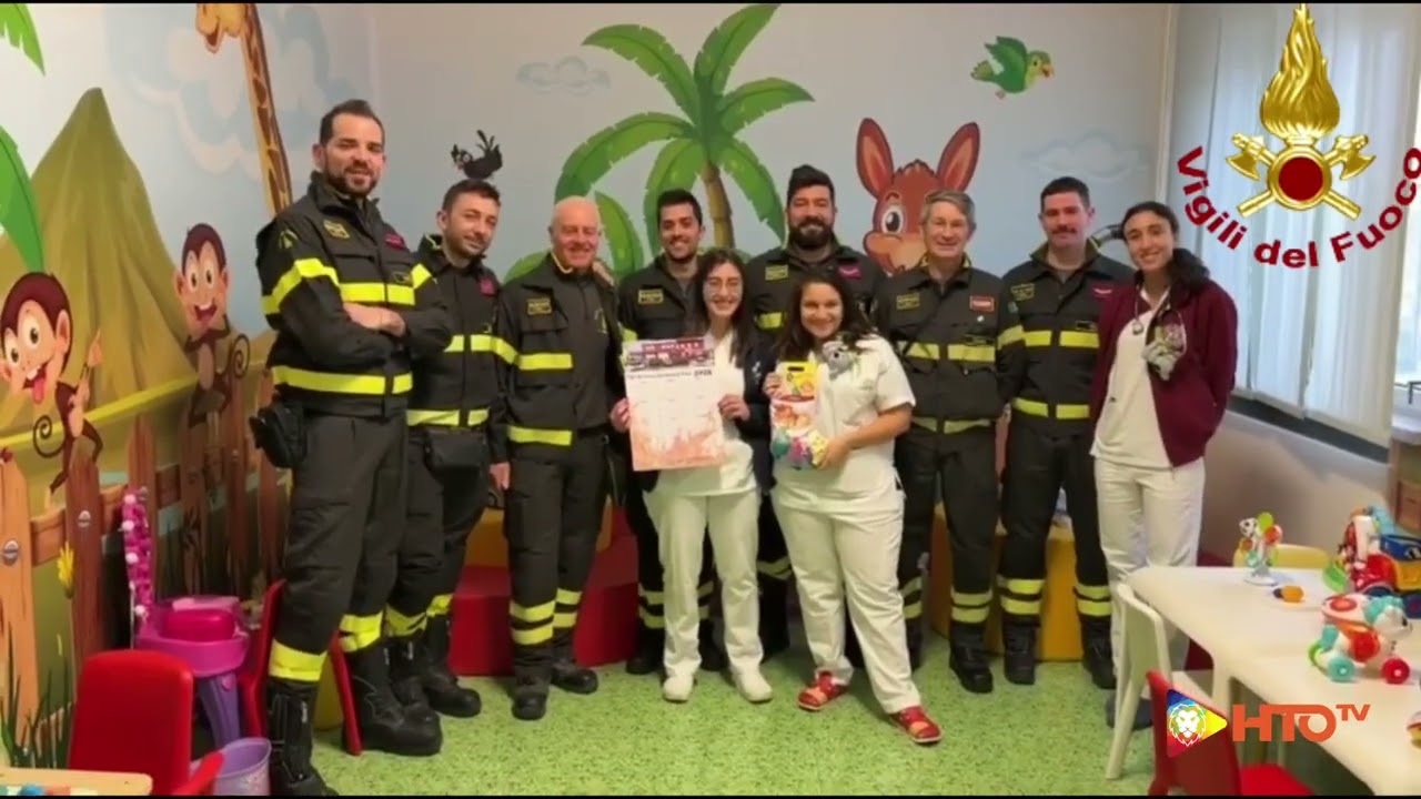Venezia - La Befana dei VVF ai Reparti pediatrici Ospedali della città metropolitana - www.HTO.tv