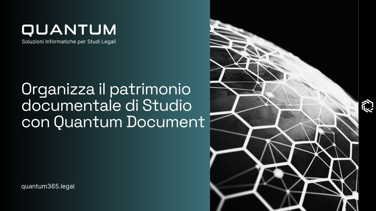 Webinar - Organizza il patrimonio documentale di Studio con Quantum Document