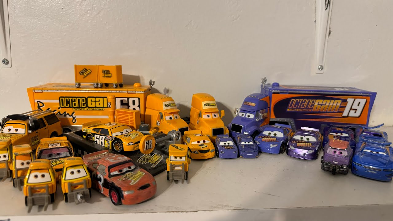 Mattel Disney Pixar Cars Team Octane Gain (Racers, Pitties, Haulers, and Crew Chief)