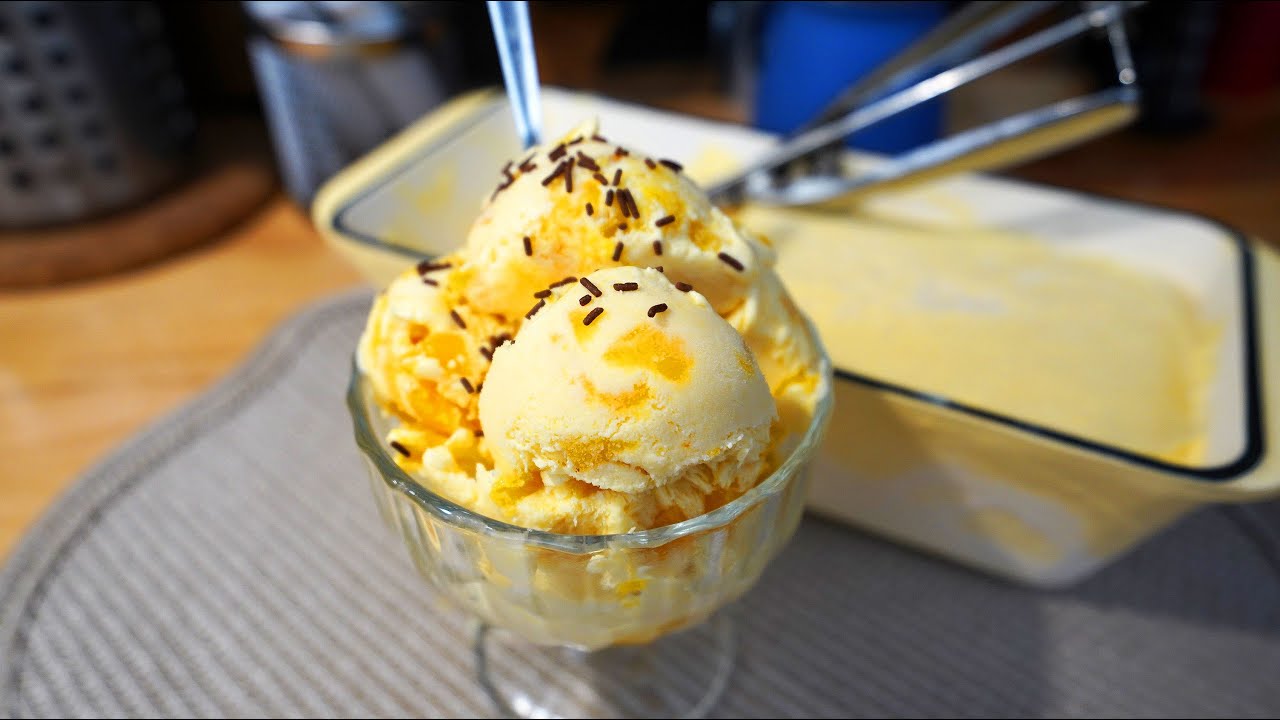 🍑 Doar 4 ingrediente și faci 🍨 o Înghețată de piersici cremoasă și delicioasă 🍧 Șef Paul Constantin