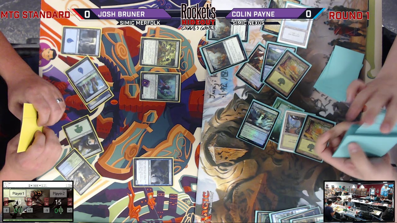 Standard FNM 4-26 Round 1 | Josh Bruner (Simic Merfolk) vs Colin Payne (Simic Nexus)