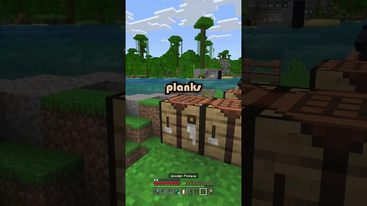 🔨⛏️Crafting In Minecraft Pickaxe Crafting Recipe Guide⛏️🔨