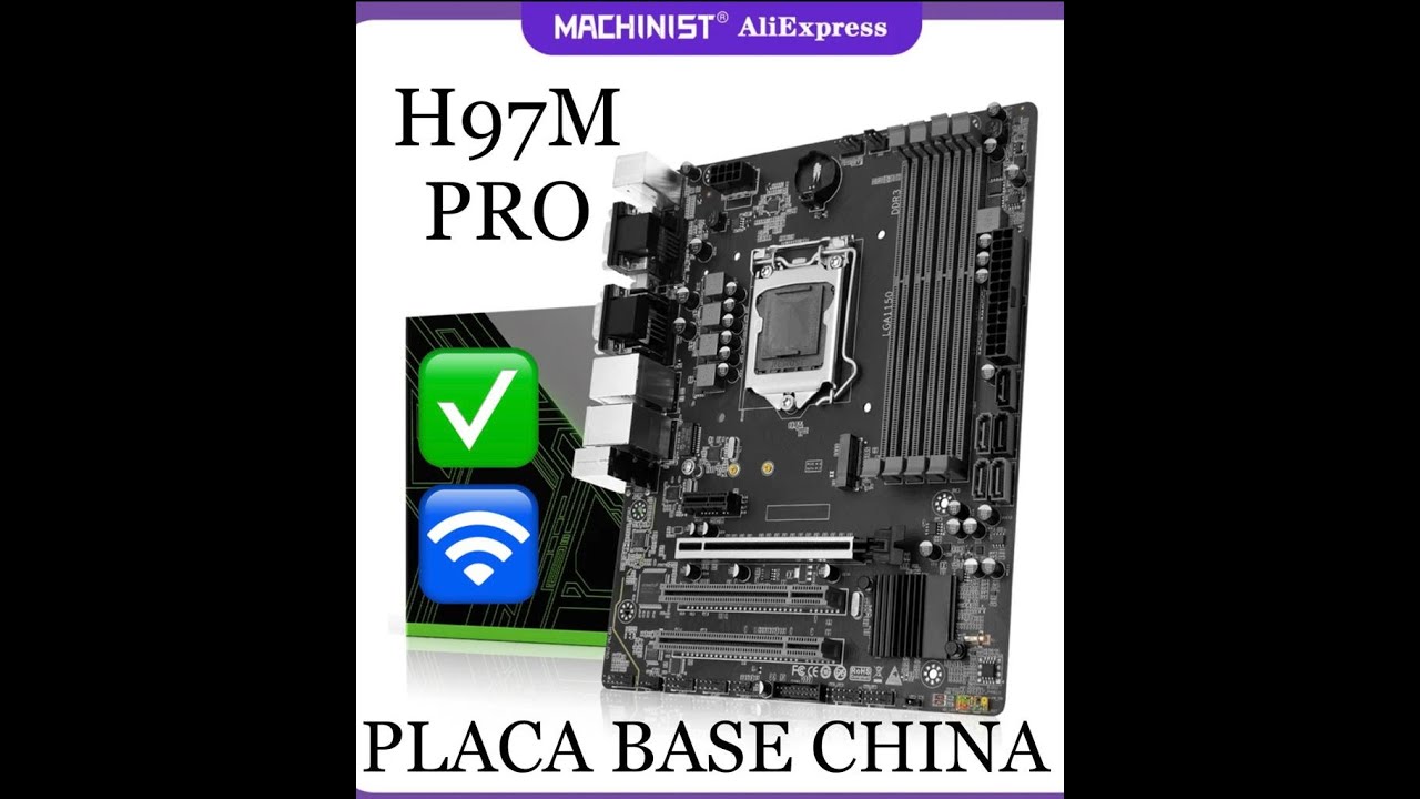 MACHINIST H97M PRO I   Placa base china para socket 1150