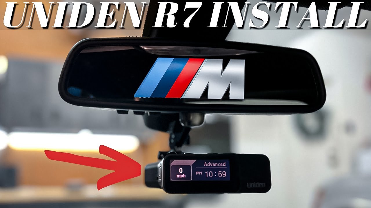 Uniden R7 Radar Install In My BMW F80 M3 - Mirror Mounted