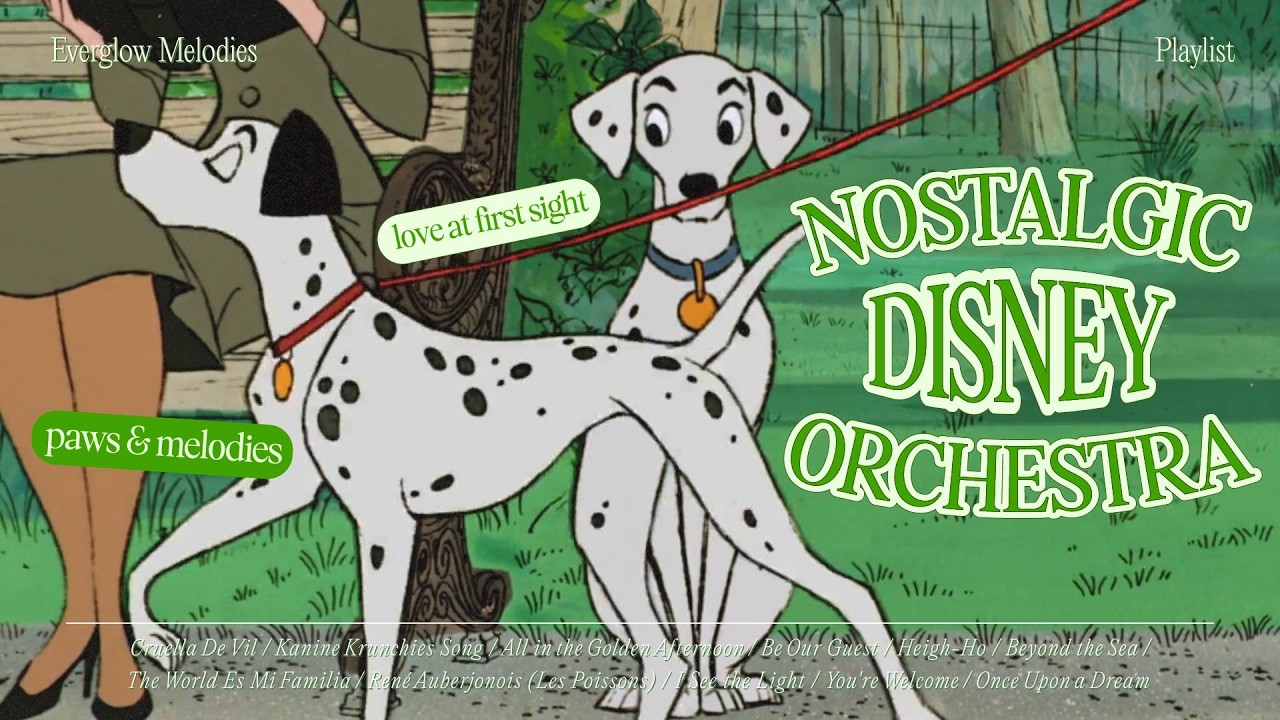 🌳 cruella de vil 🐾 nostalgic disney orchestral symphony for a sunny day ✨ everglow melodies
