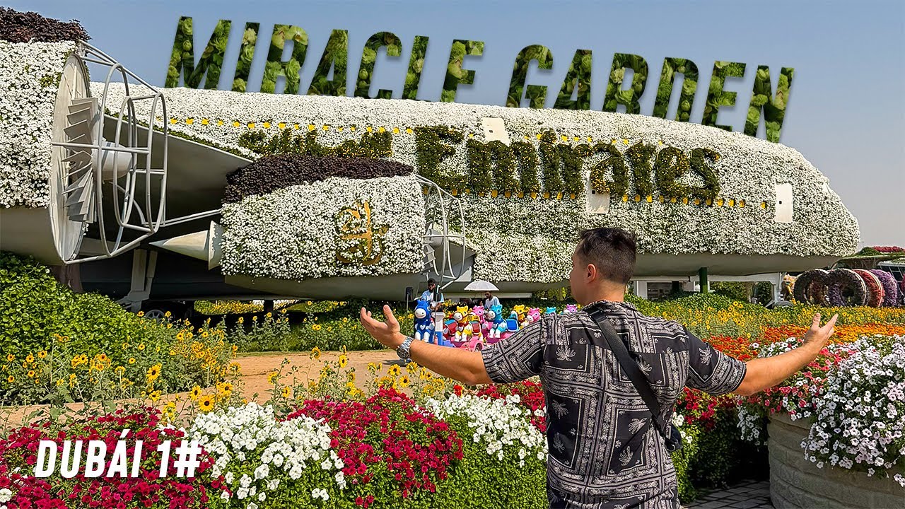 EL JARDÍN DE FLORES más grande del MUNDO! | Dubái #1 🇦🇪