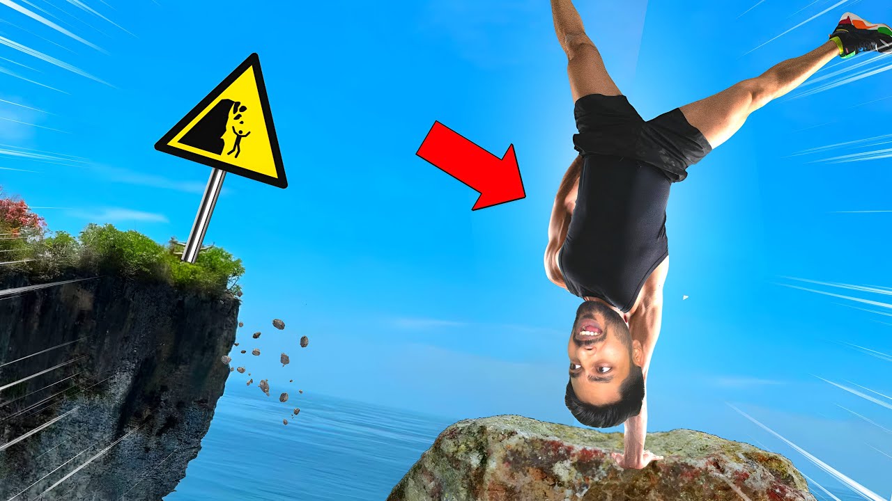 I CAN JUMP ONLY USING MY HAND !! | Mr IG