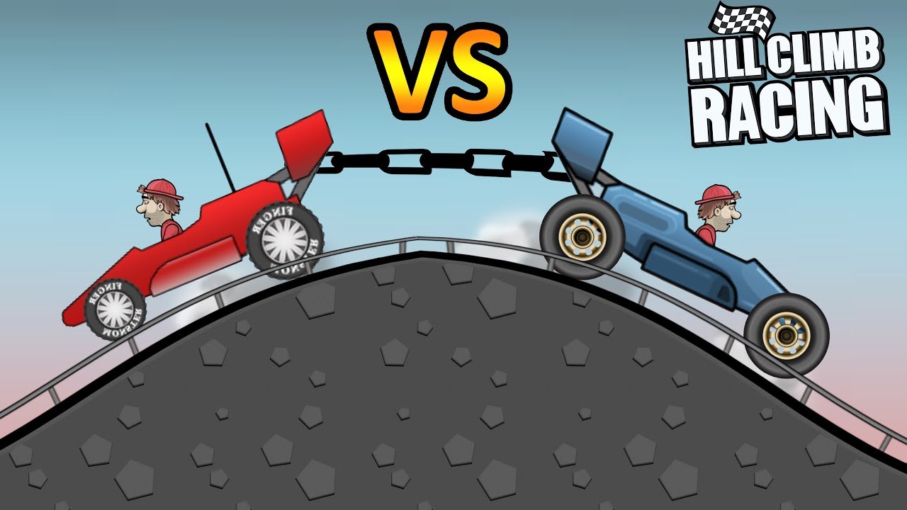 Hill Climb Racing - Race Car vs Garage Race Car | GamePlay