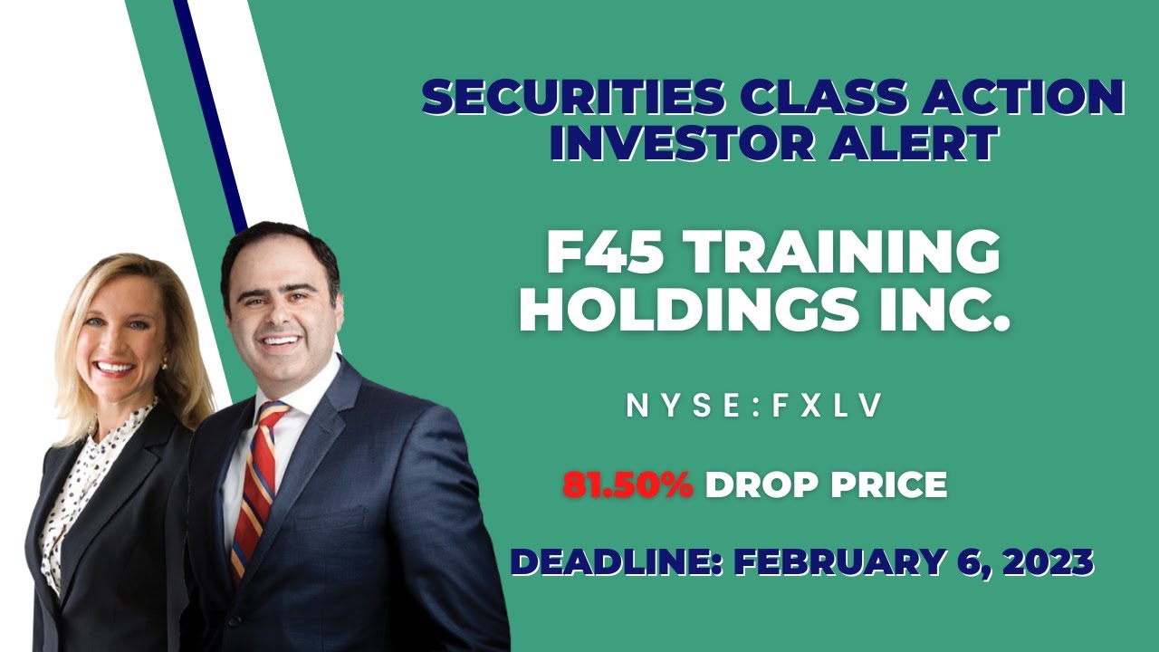 81.50% Collective Loss | FXLV STOCK NEWS | F45 Training Holdings Inc Securities Class Action Lawsuit