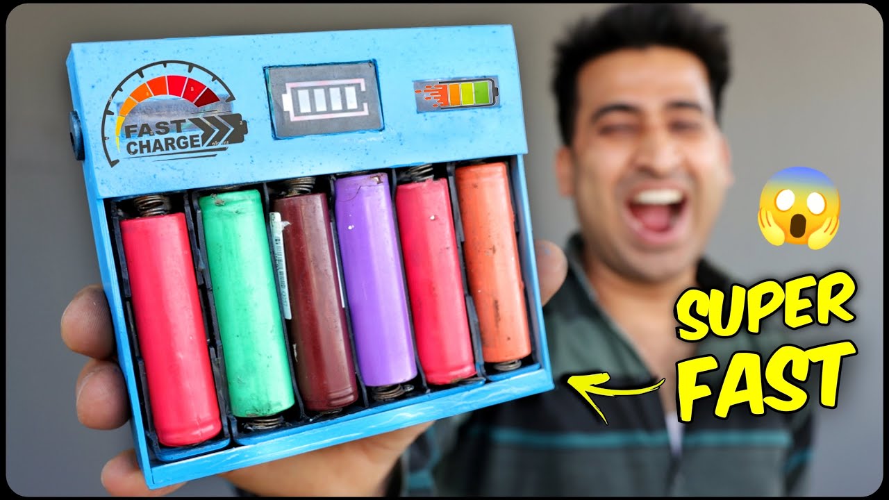How To Make Lithium-ion Battery Fast Charger At Home - 100% Working New Idea