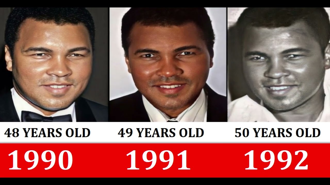 Muhammad Ali Transformation From 0 to 74 Year Old Updated