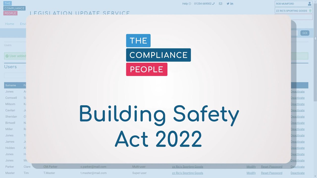 Building Safety Act