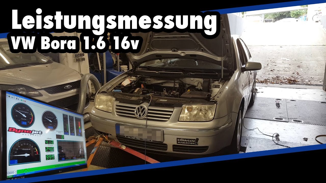 Leistungsprüfstand VW Golf 4/Bora 1.6 16v: Was kann er noch? // JJs Garage
