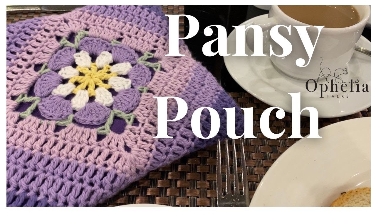Crochet Granny Square Pouch // Pouch Crochet Tutorial // Square Make And Create Series