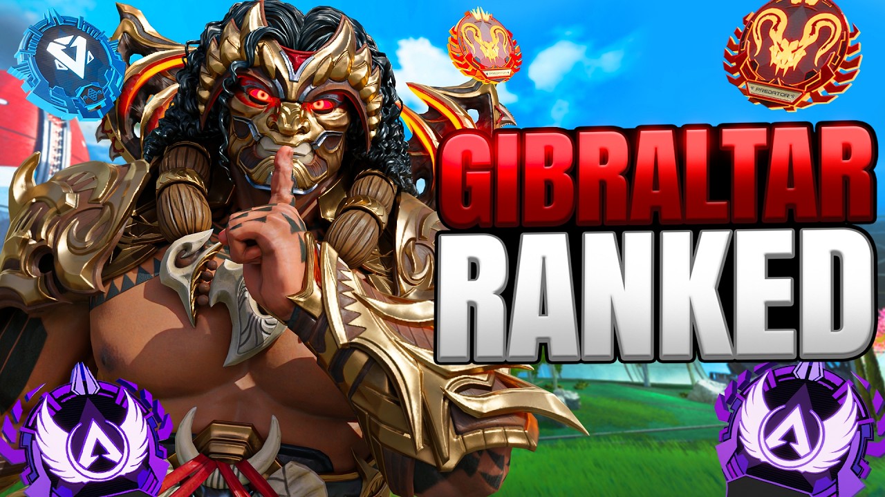 High Level Gibraltar Ranked Gameplay - Apex Legends (No Commentary)