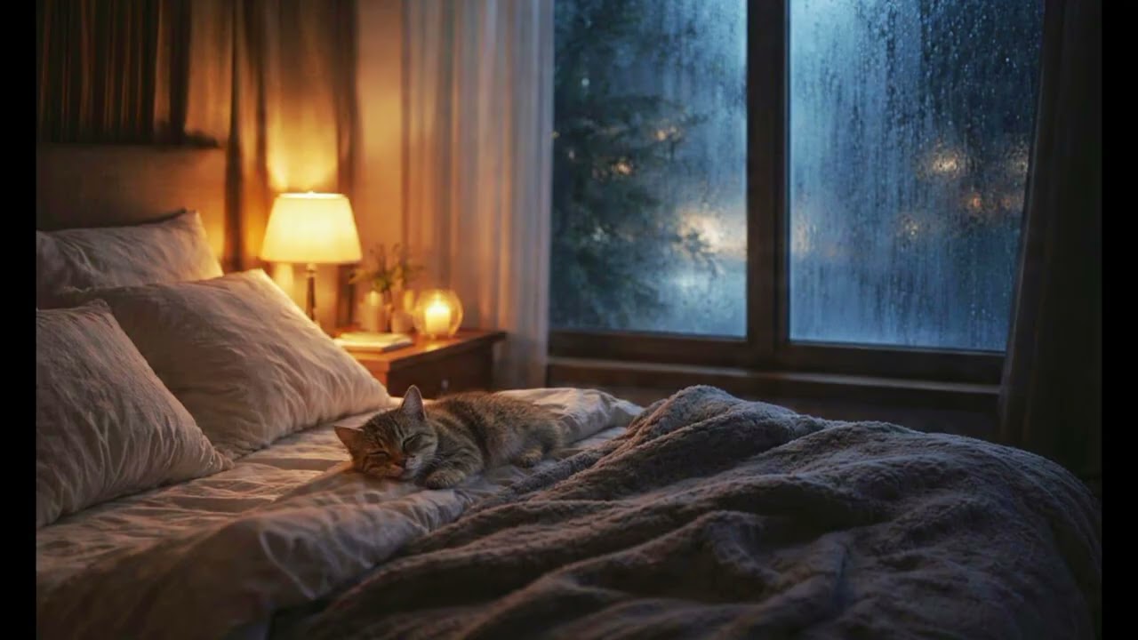 Deep Sleep Music for Insomnia Relief 🌙 Relaxing Piano & Rain Sounds