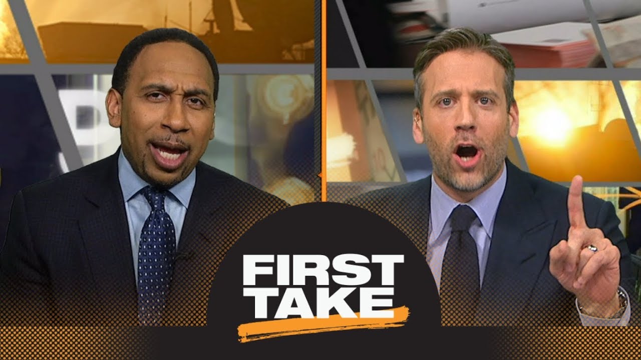 Stephen A. and Max debate: Warriors' injuries to blame if Rockets win title? | First Take | ESPN